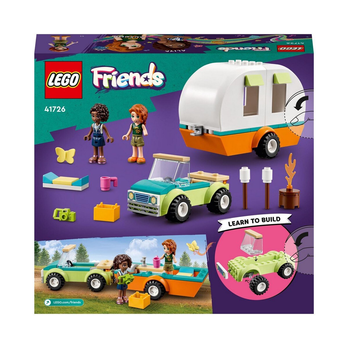 Coche de Juguete y Caravana para Construir Excursión de Vacaciones LEGO Friends 8
