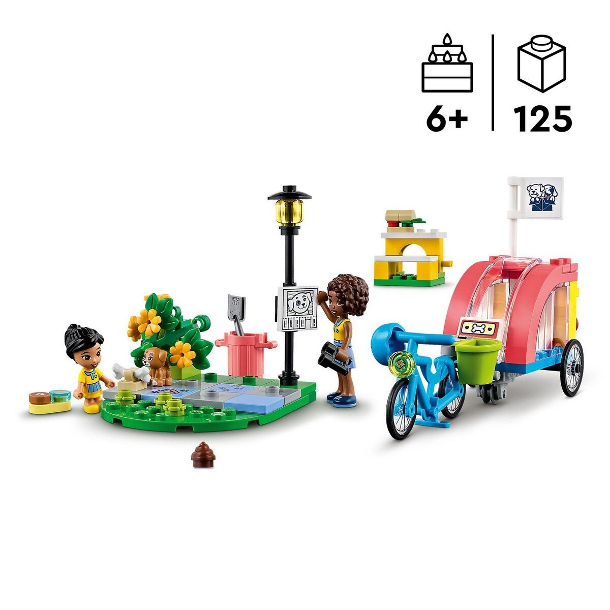 Juguetes de Animales Bici de Rescate Canino con Mini Muñecas LEGO Friends - 41738 3