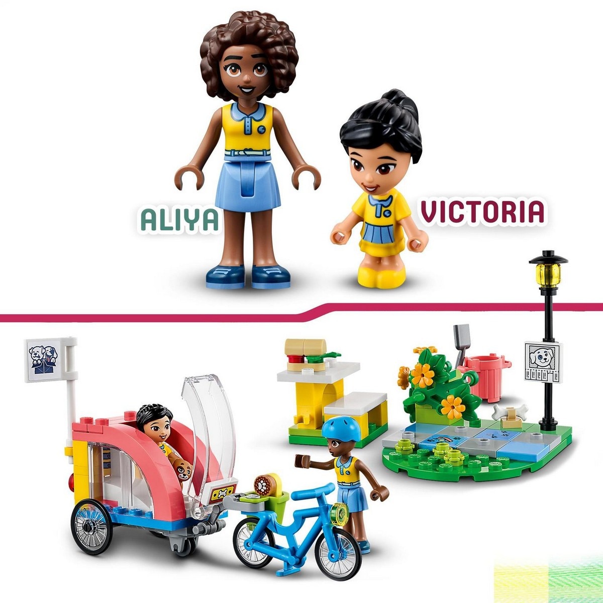 Juguetes de Animales Bici de Rescate Canino con Mini Muñecas LEGO Friends - 41738 4