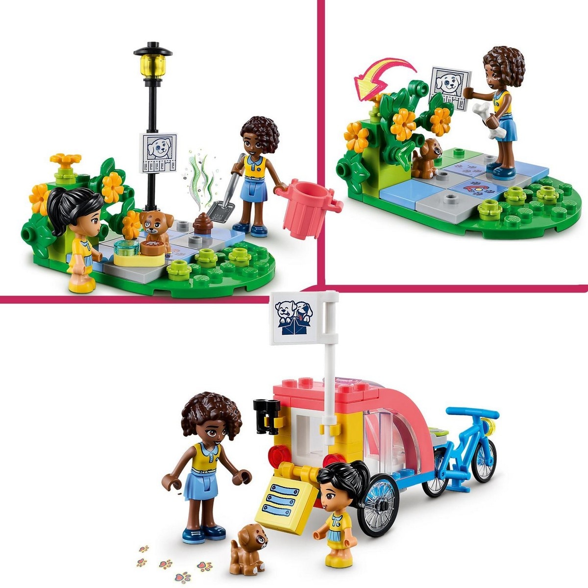 Juguetes de Animales Bici de Rescate Canino con Mini Muñecas LEGO Friends - 41738 5