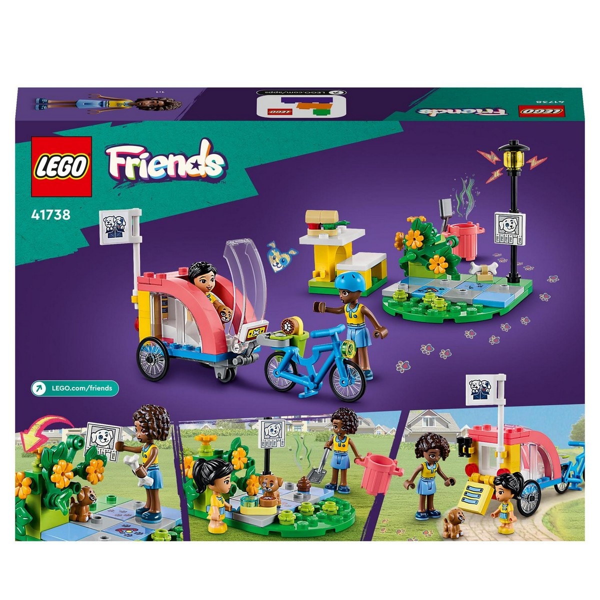 Juguetes de Animales Bici de Rescate Canino con Mini Muñecas LEGO Friends - 41738 8