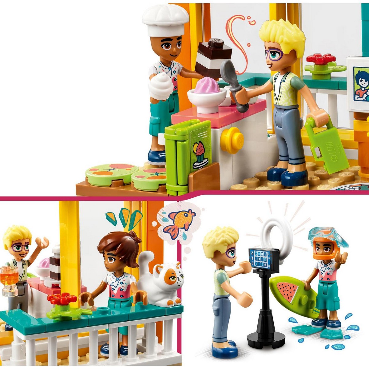 Juguete de Construcción Coleccionable Habitación de Leo con Accesorios de Repostería LEGO Friends - 41754 5
