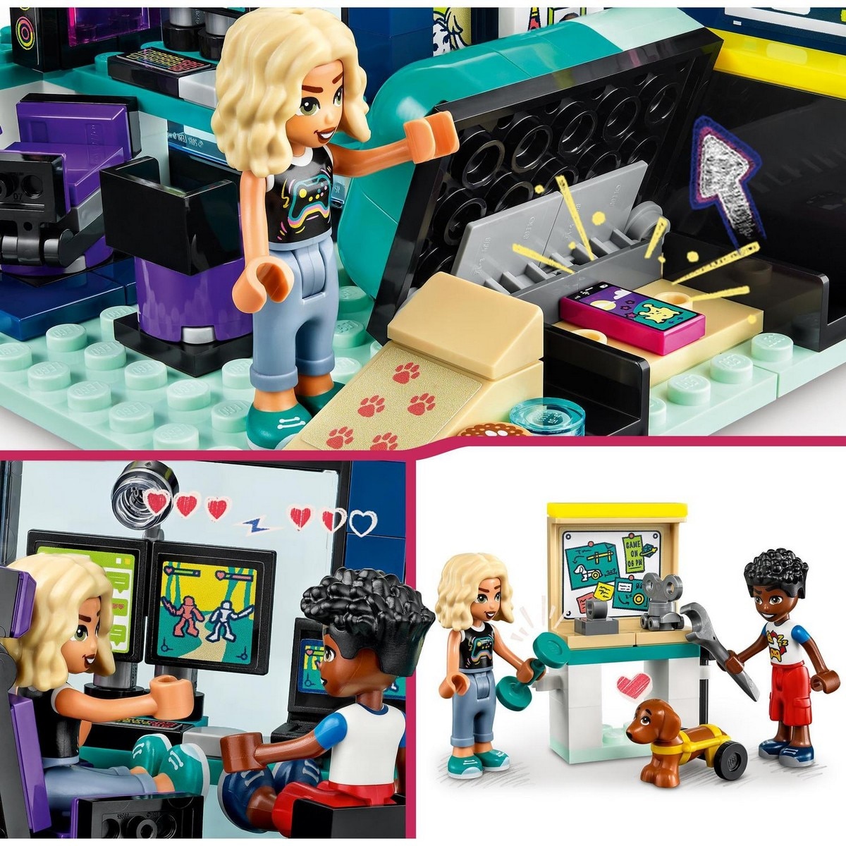 Juguete de Construcción Coleccionable Habitación de Nova de Videojuegos LEGO Friends - 41755 5