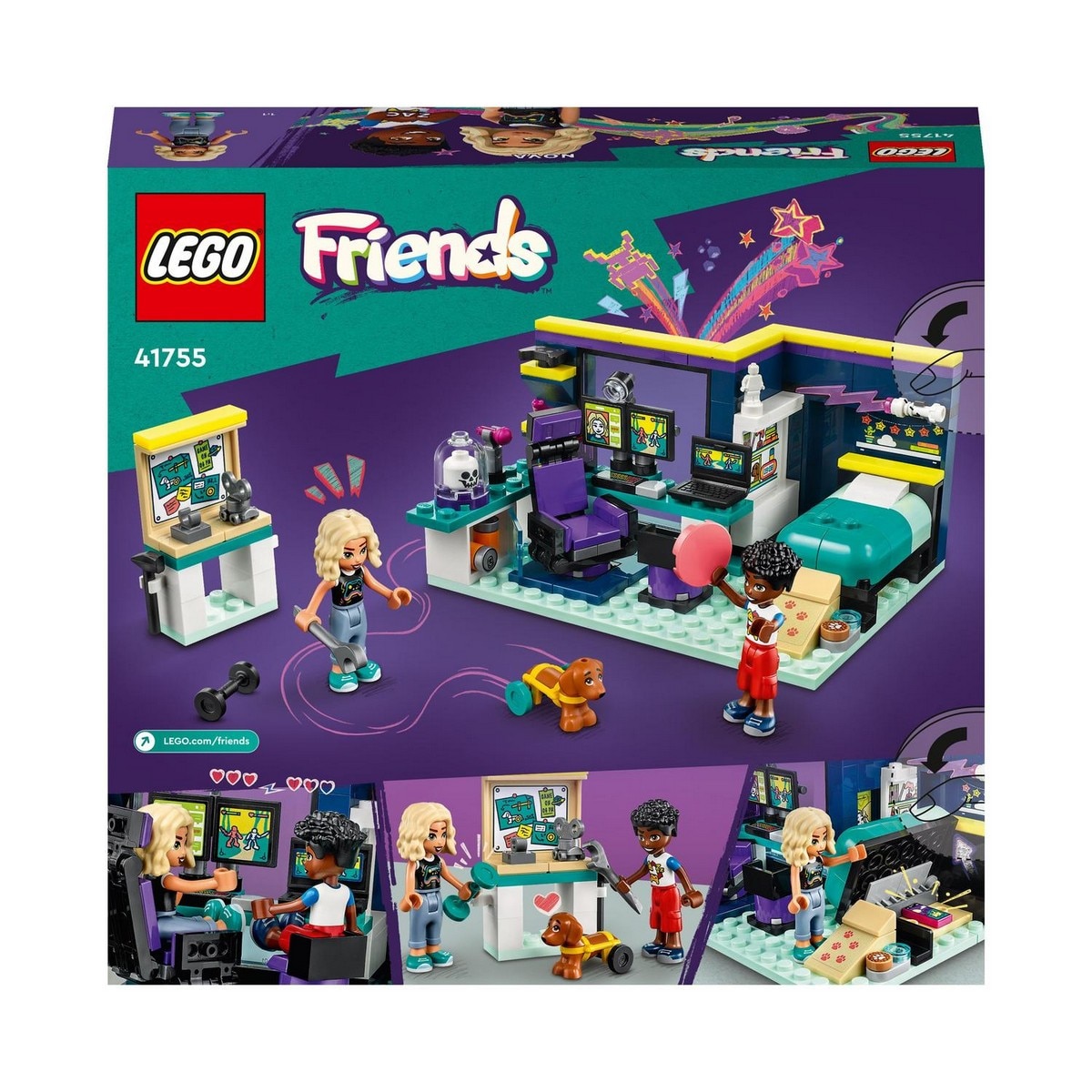 Juguete de Construcción Coleccionable Habitación de Nova de Videojuegos LEGO Friends - 41755 8