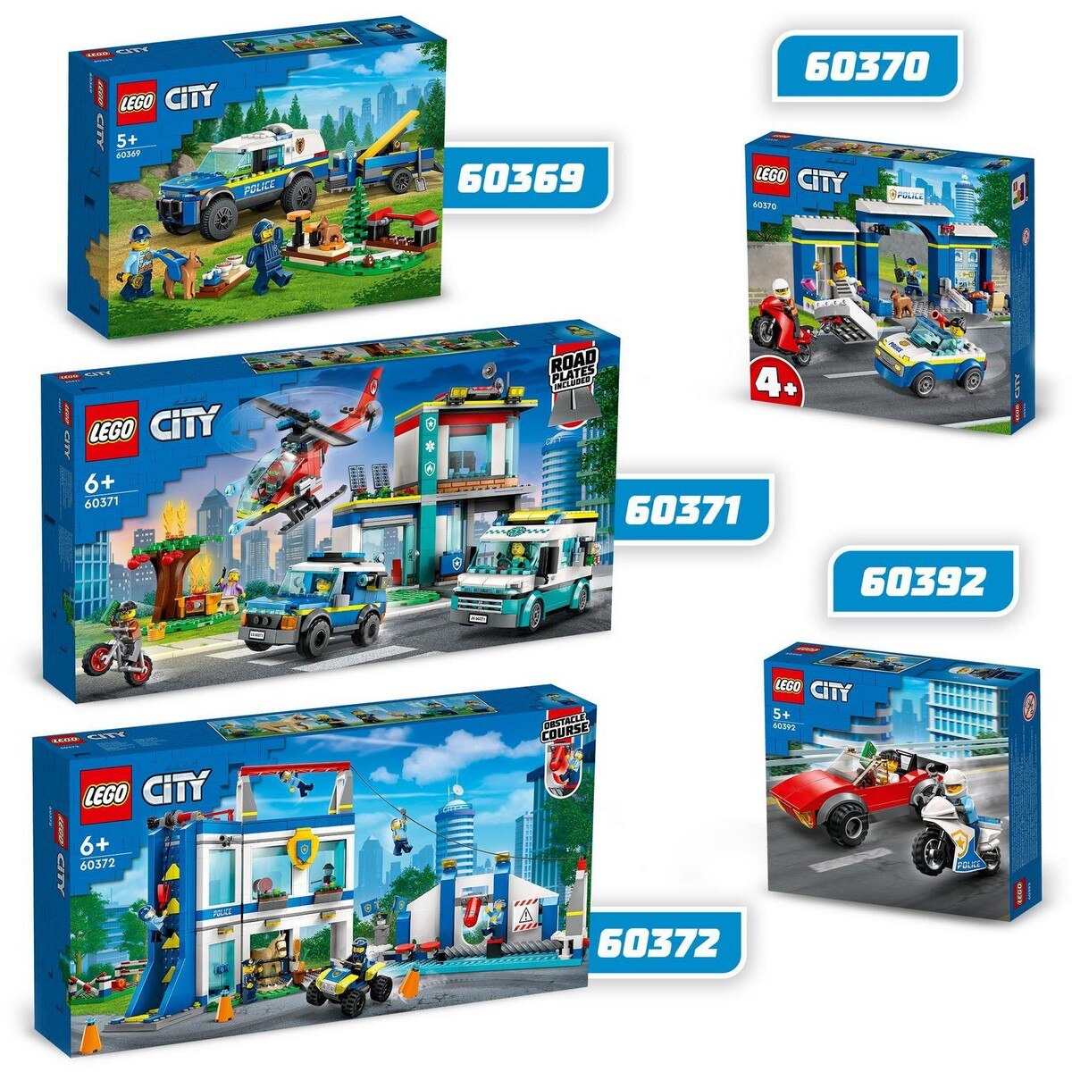 Juguete de Construcción Persecución en la Comisaría de Policía con Moto y Mini Figuras LEGO City 8