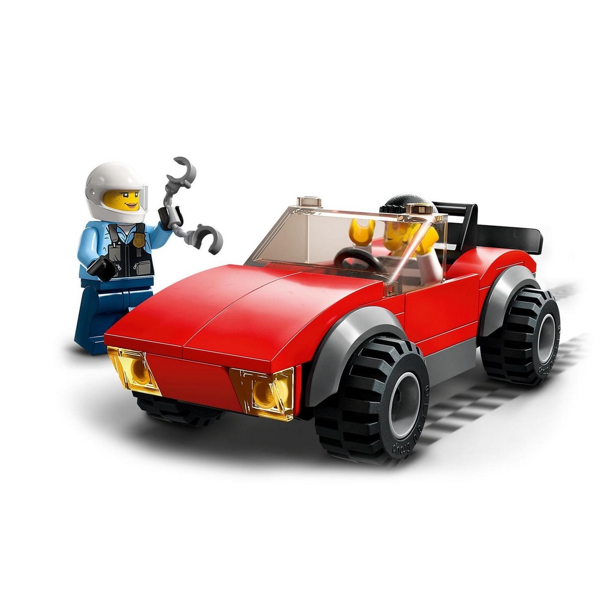 Juguete de Construcción Moto de Policía y Coche a la Fuga con Dinero de Mentira de LEGO City - 60392 4