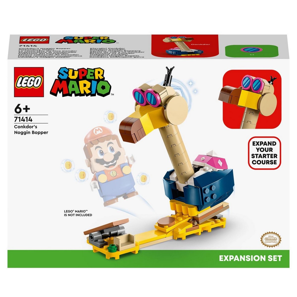 Juguete de Construcción Set de Expansión: Cabezazo del Picacóndor para Pack Inicial LEGO Super Mario - 71414 1