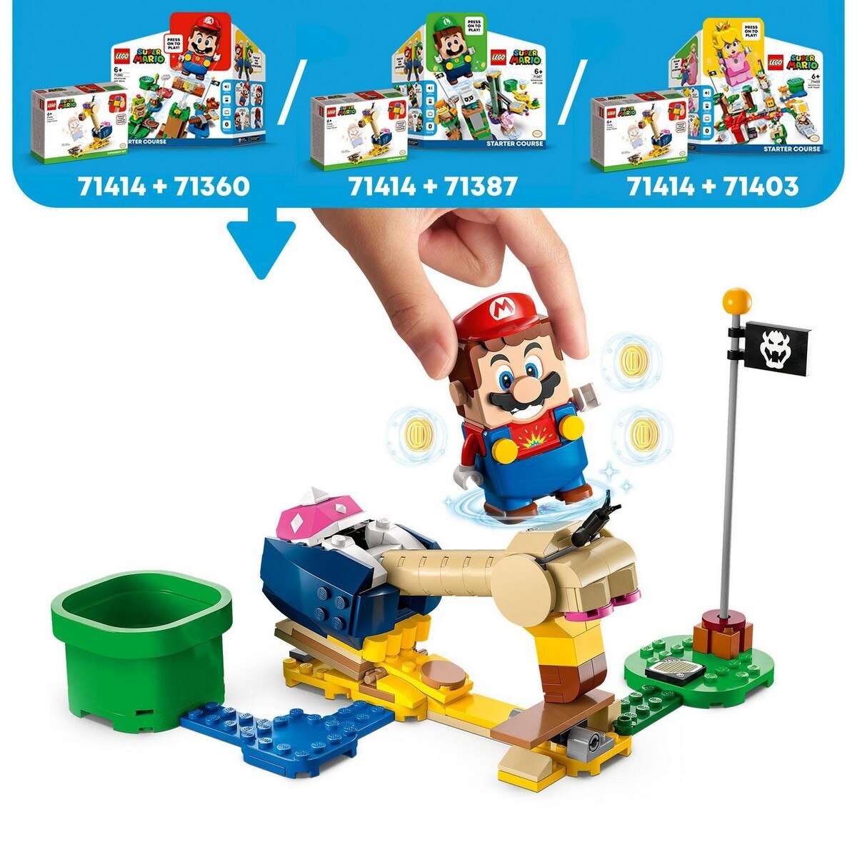 Juguete de Construcción Set de Expansión: Cabezazo del Picacóndor para Pack Inicial LEGO Super Mario - 71414 4