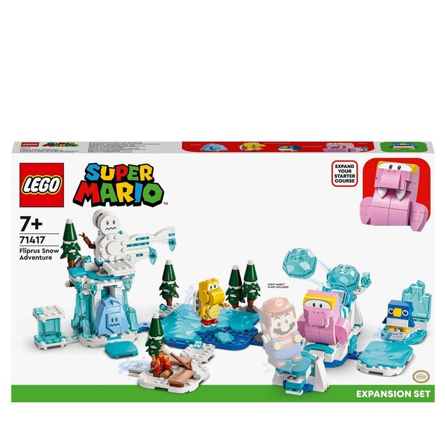 Juguete de Construcción Set de Expansión: Aventura en la nieve de la Morsik para Pack Inicial LEGO Super Mario