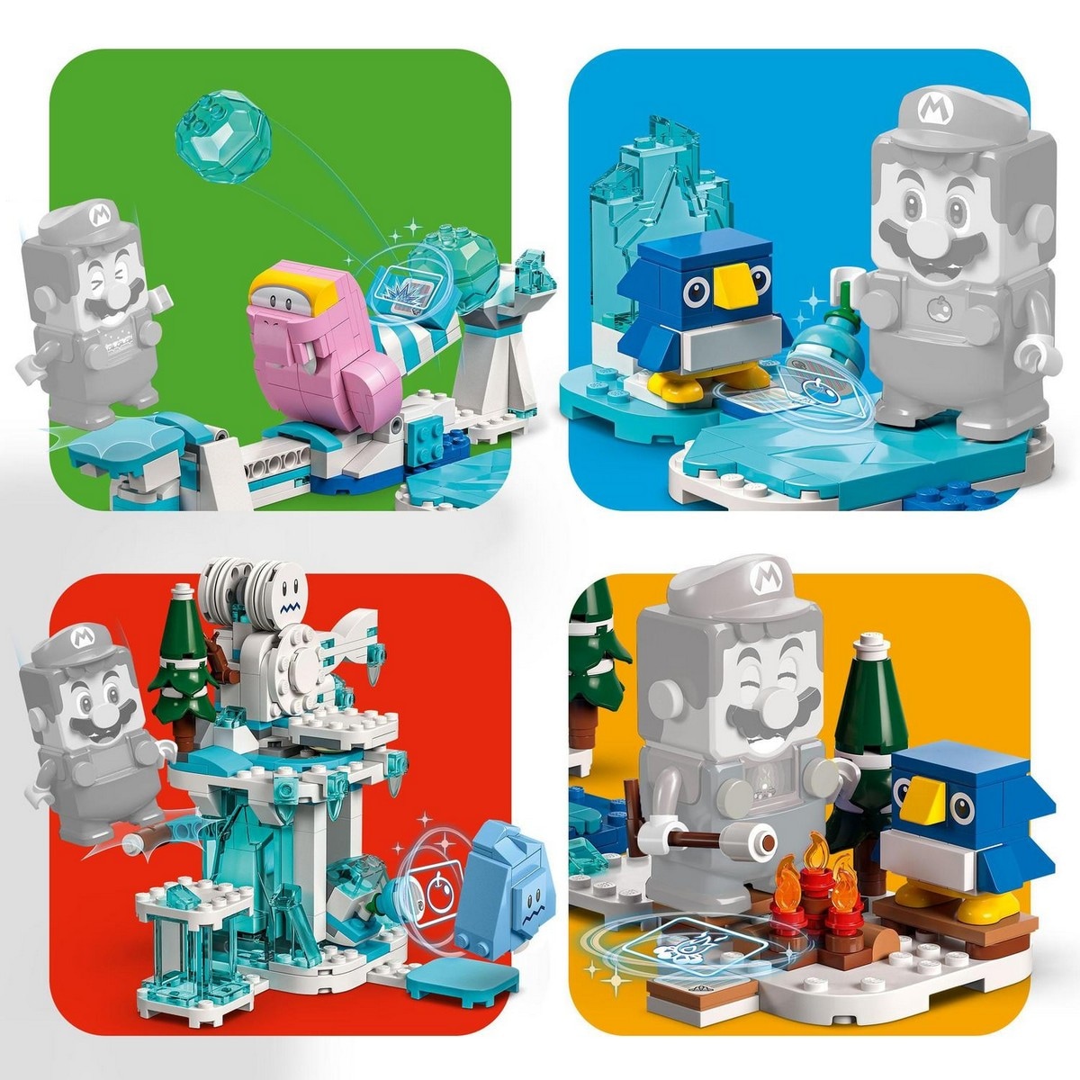 Juguete de Construcción Set de Expansión: Aventura en la nieve de la Morsik para Pack Inicial LEGO Super Mario 5