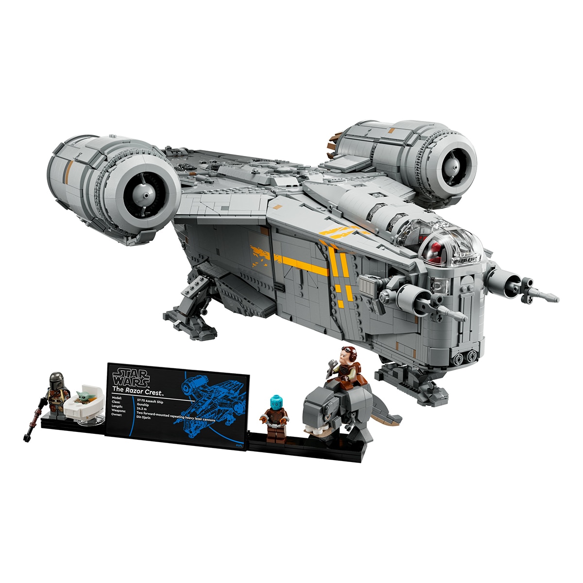 Nave Estelar para Construir The Razor Crest Ultimate Collector Series LEGO star Wars - 75331 9