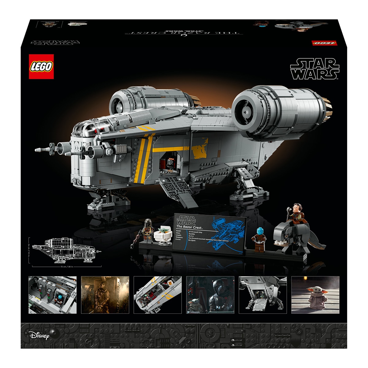 Nave Estelar para Construir The Razor Crest Ultimate Collector Series LEGO star Wars - 75331 10