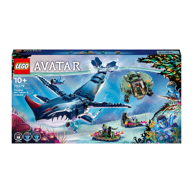 Imagen 0 de Juguetes de Construcción con Animal Payakan el Tulkun y Crabsuit El Sentido del Agua LEGO Avatar