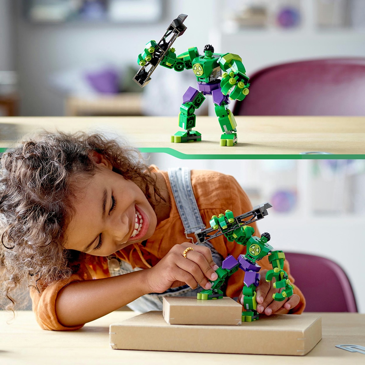 Figura de Acción para Construir Armadura Robótica de Hulk LEGO Marvel - 76241 3