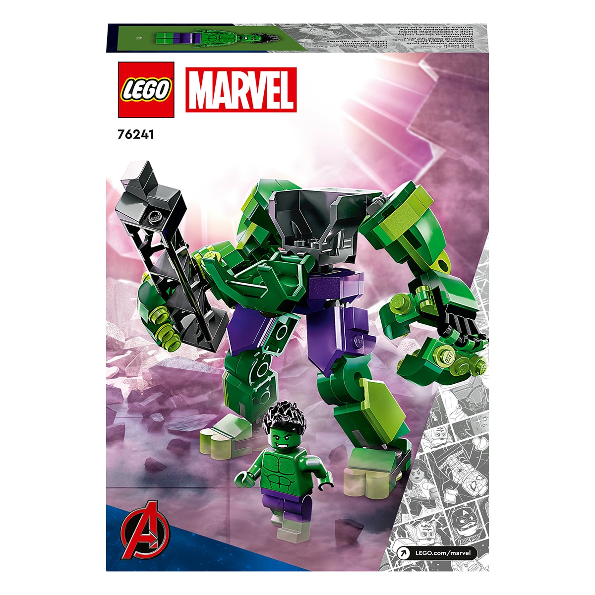 Figura de Acción para Construir Armadura Robótica de Hulk LEGO Marvel - 76241 9