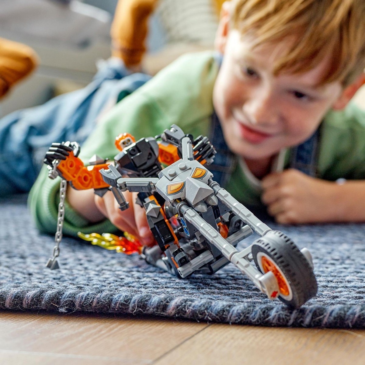 Juguete de Construcción Meca y Moto del Motorista Fantasma Superhéroe LEGO Marvel - 76245 2