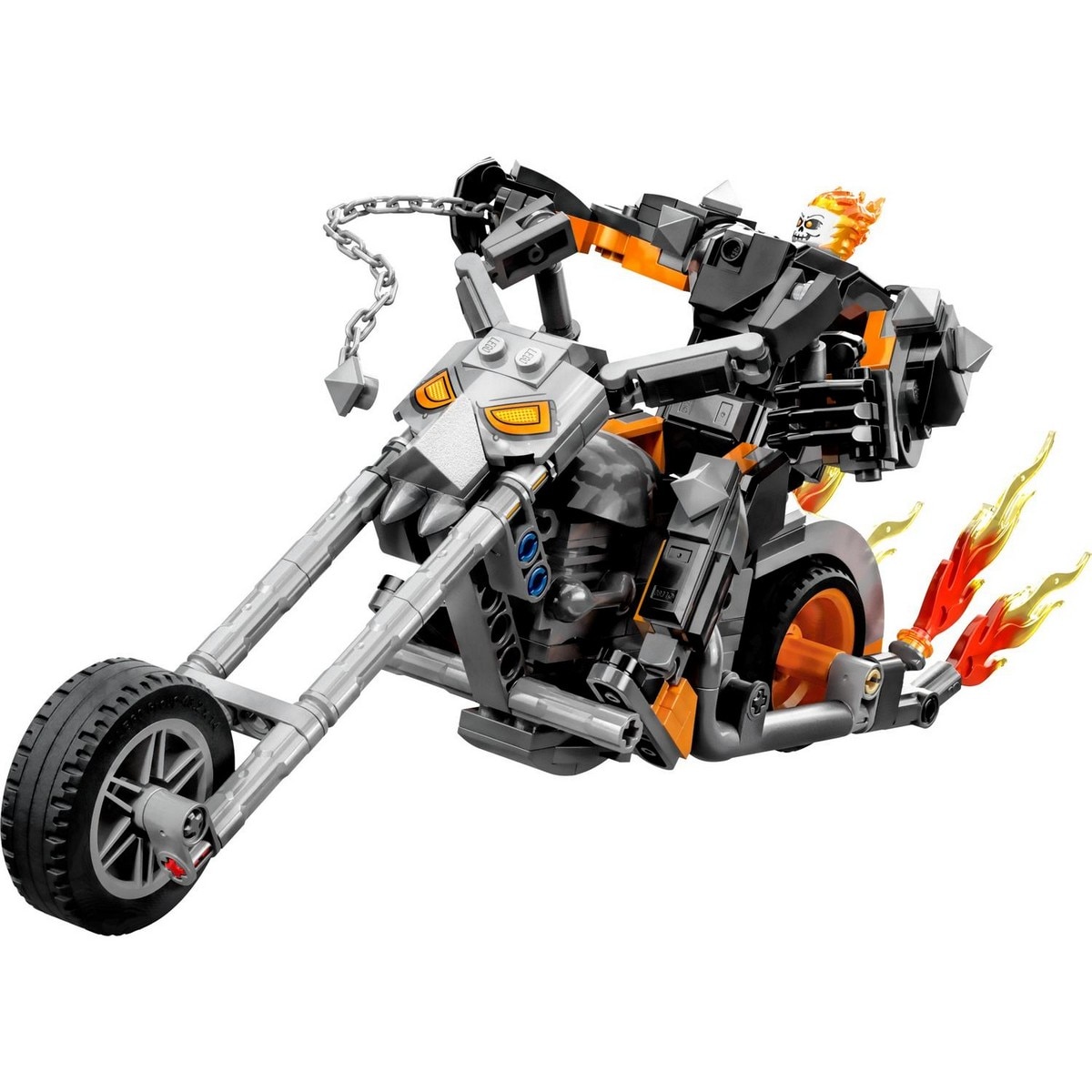 Juguete de Construcción Meca y Moto del Motorista Fantasma Superhéroe LEGO Marvel - 76245 7