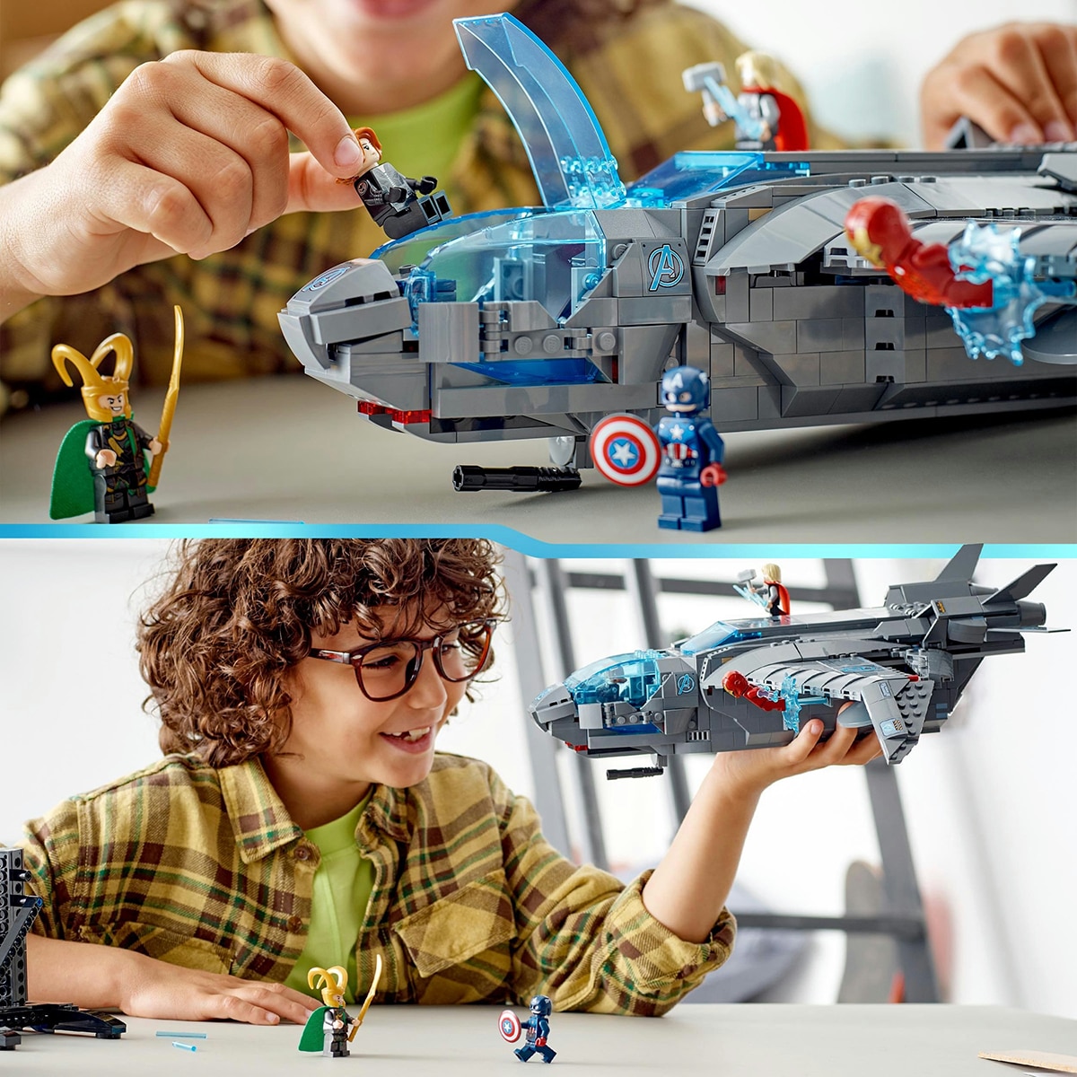 Avión de Juguete para Construir Quinjet de los Vengadores con Mini figuras de Superhéroes LEGO Marvel - 76248 4