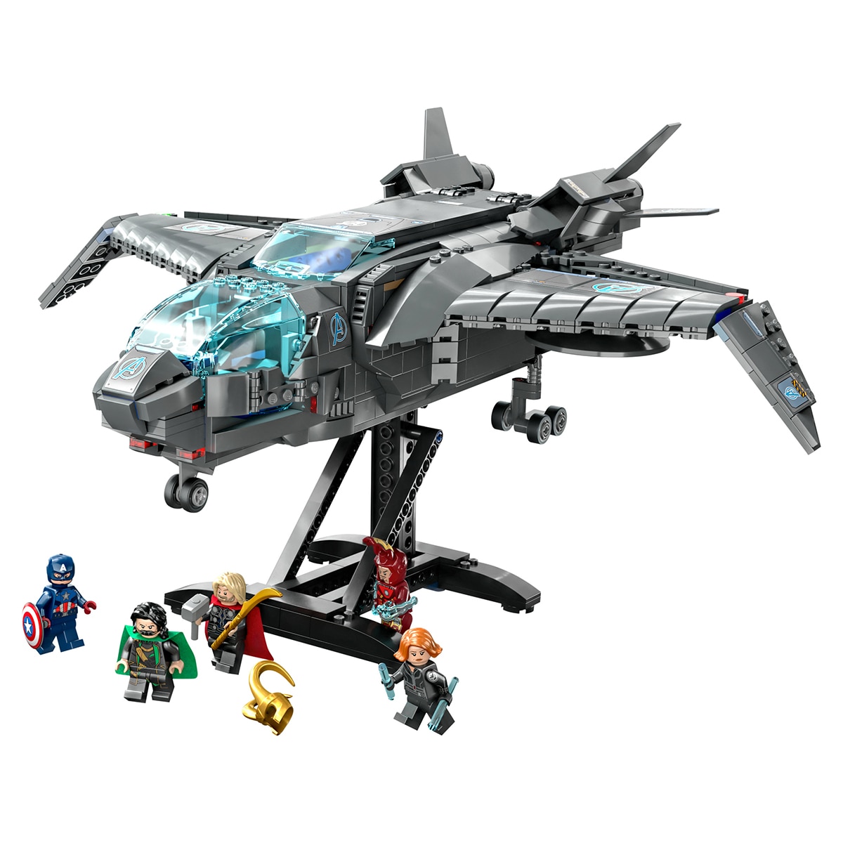 Avión de Juguete para Construir Quinjet de los Vengadores con Mini figuras de Superhéroes LEGO Marvel - 76248 9