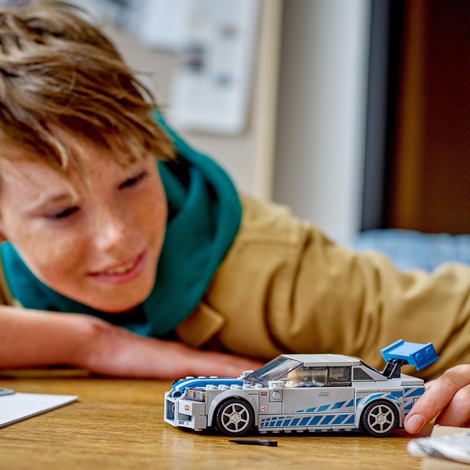 Coche de Juguete para Construir Nissan Skyline GT-R (R34) de 2 Fast 2 Furious LEGO Speed Champions - 76917 2