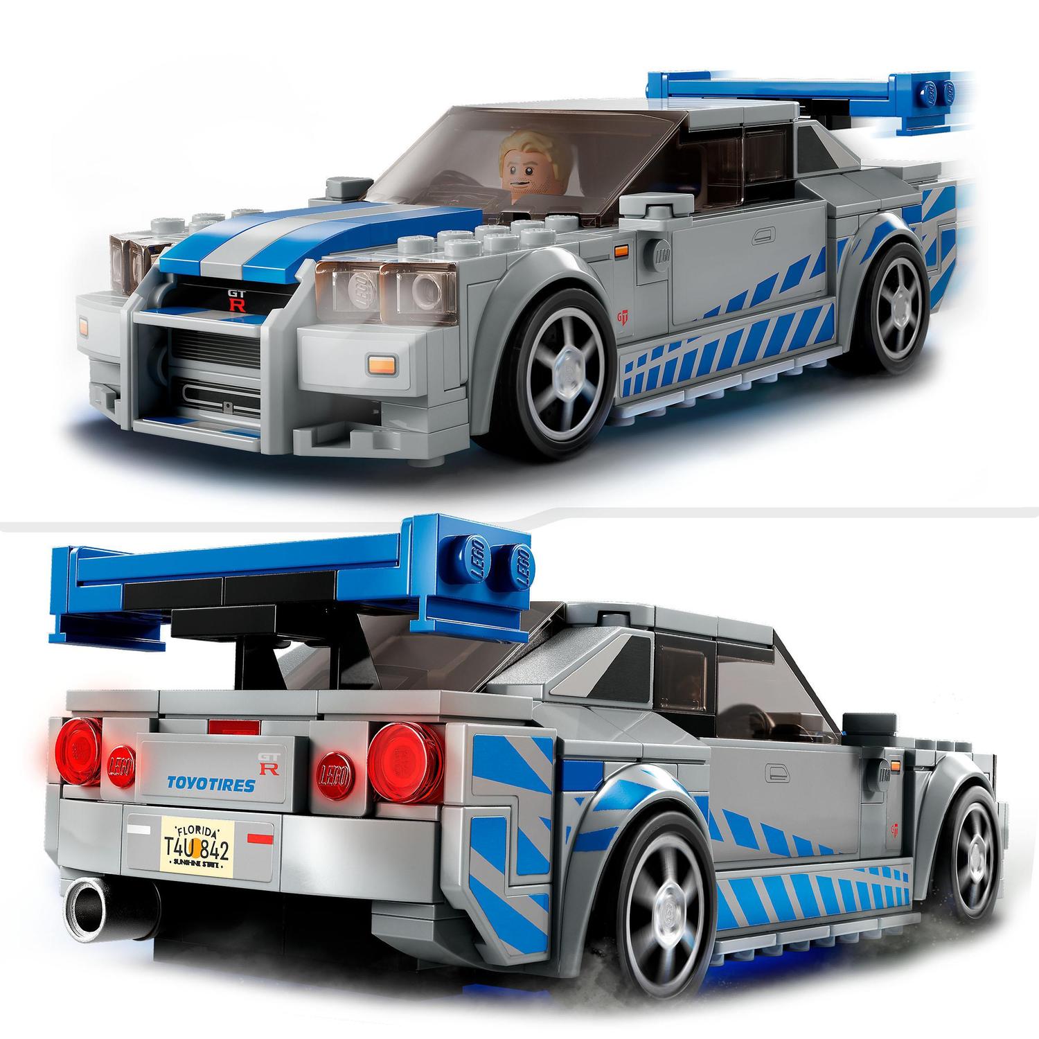 Coche de Juguete para Construir Nissan Skyline GT-R (R34) de 2 Fast 2 Furious LEGO Speed Champions - 76917 4