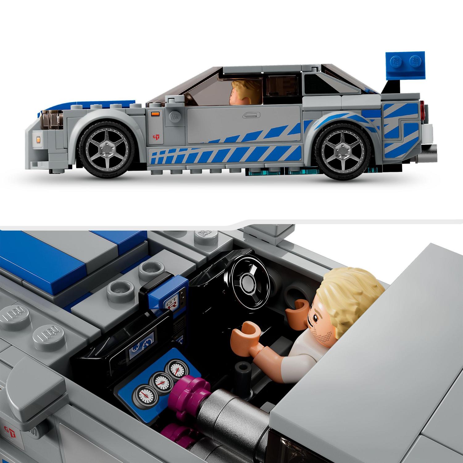 Coche de Juguete para Construir Nissan Skyline GT-R (R34) de 2 Fast 2 Furious LEGO Speed Champions - 76917 5