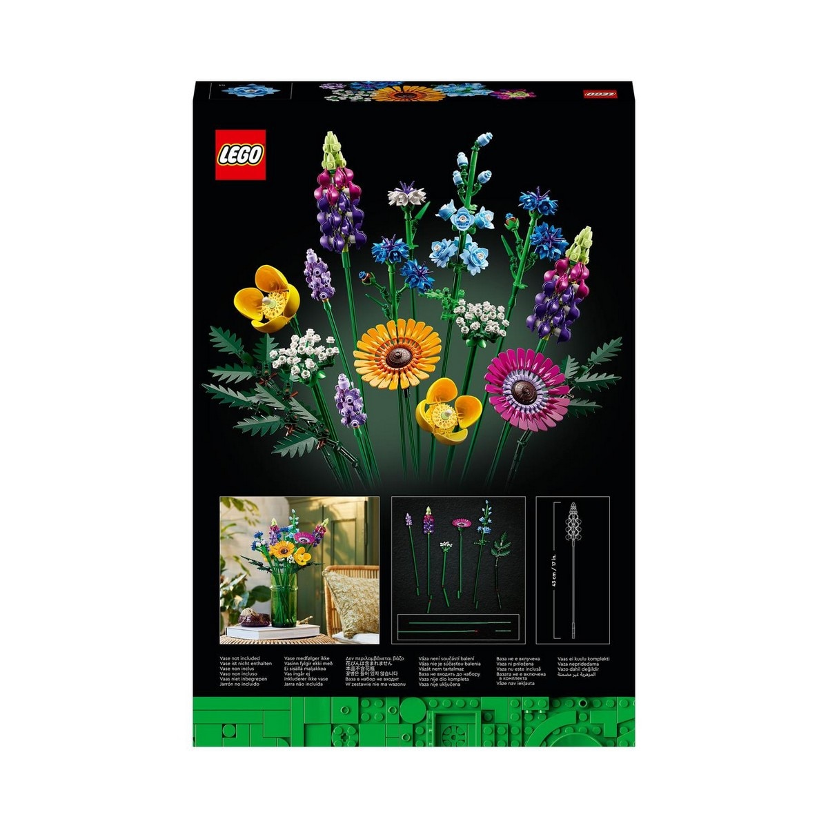 Set de Construcción Ramo de Flores Silvestres Botanical Collection LEGO Icons - 10313 11