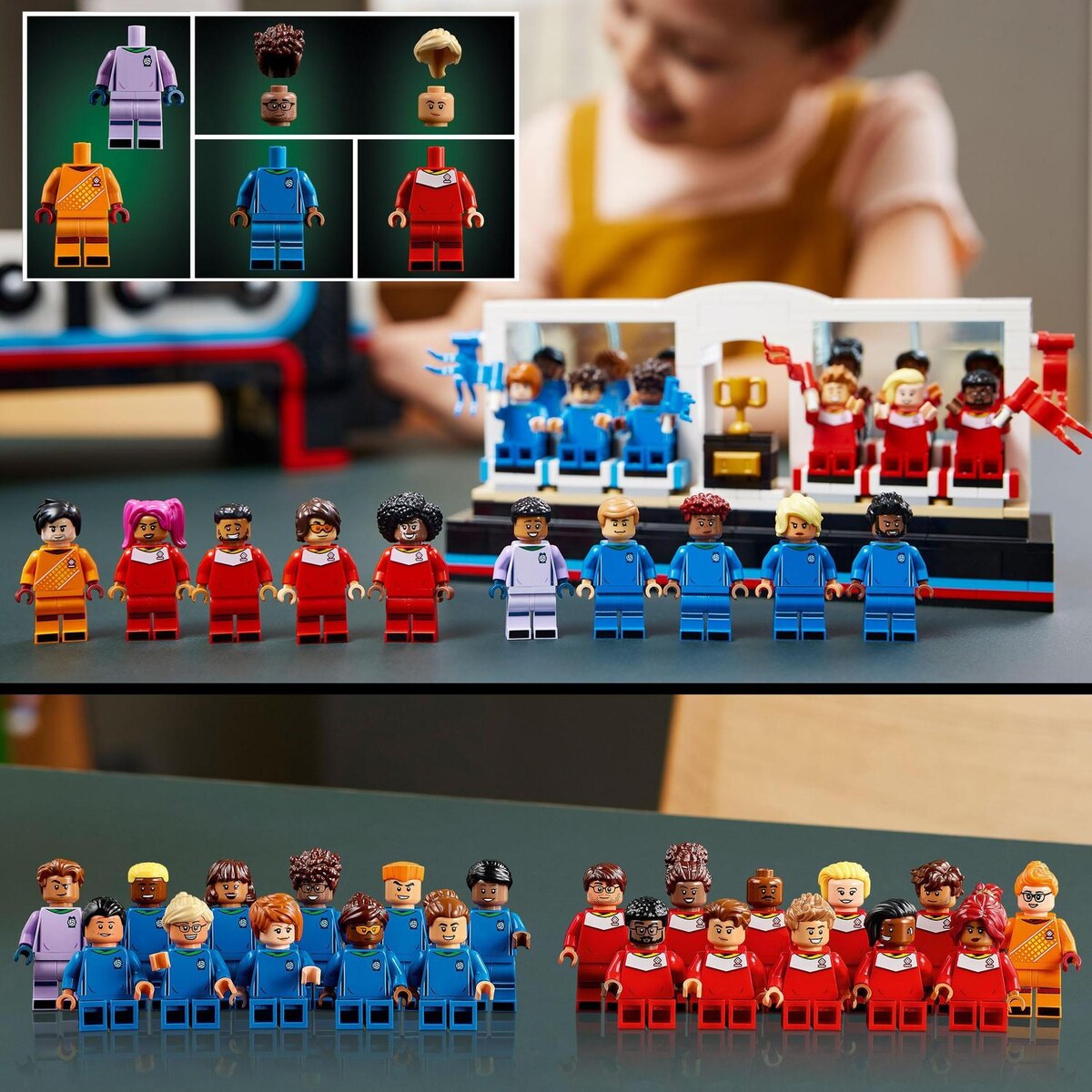 Lego Table Football Sports Team Legos Modelo De Construcción