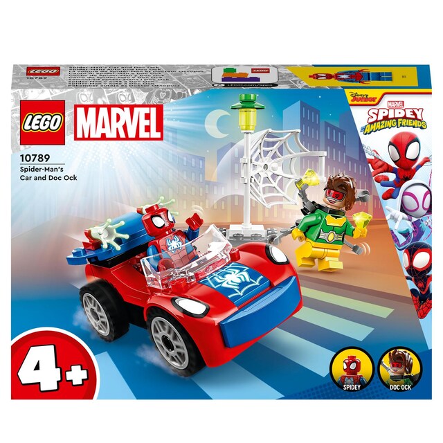Juguete de Construcción Coche de Spider-Man y Doc Ock Spidey y sus Amigos LEGO Marvel