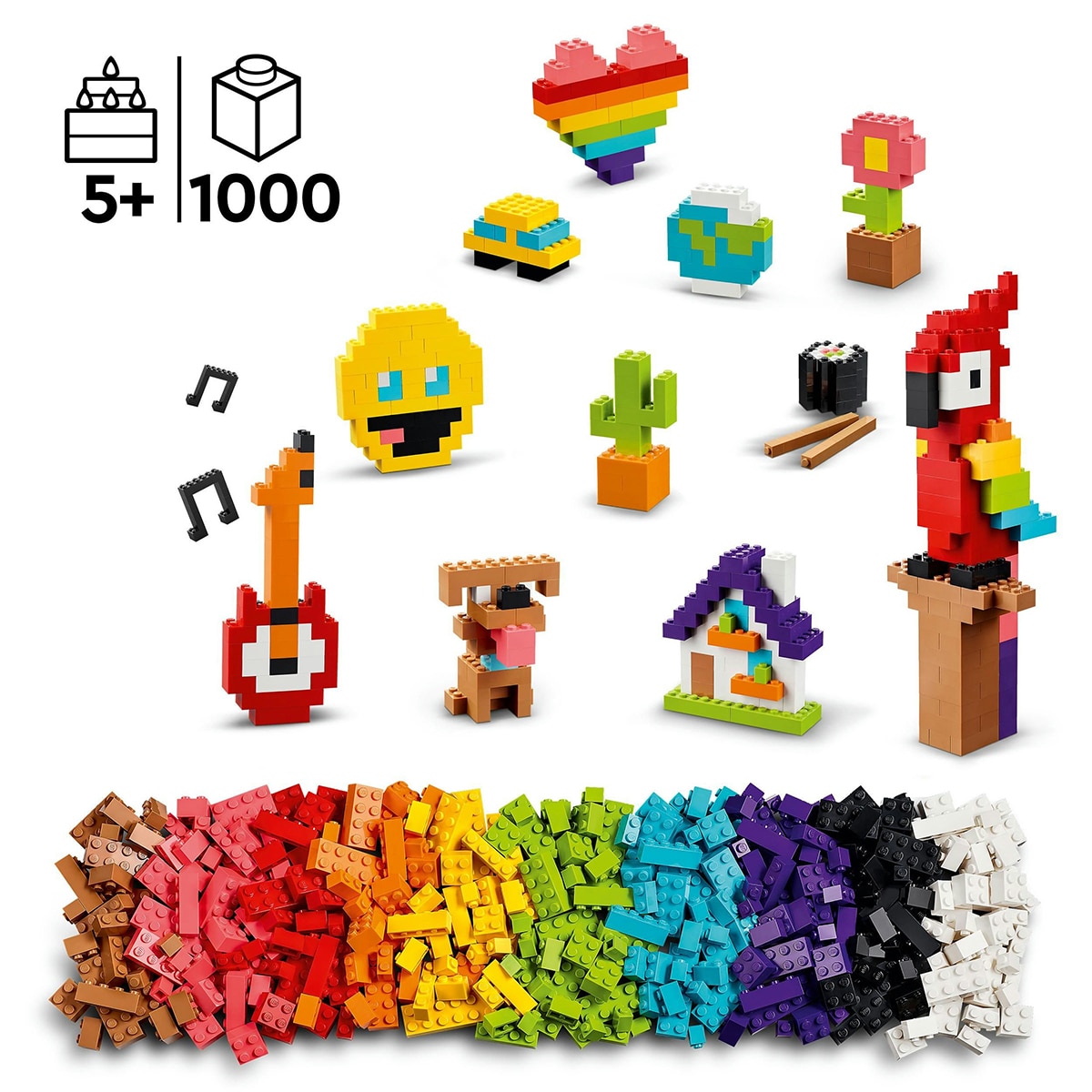 Juego Creativo de Construcción Ladrillos a Montones Caja LEGO Classic - 11030 5