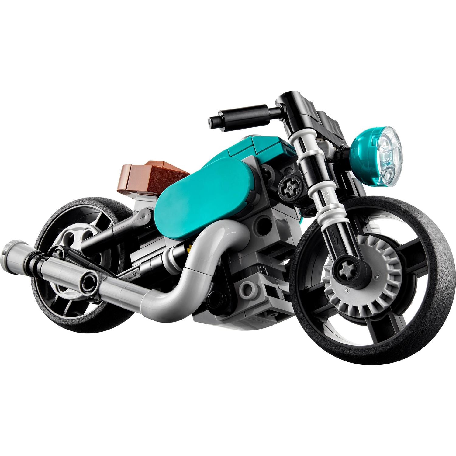 Juguete de Construcción de Vehículos Moto Clásica o Coche Dragster LEGO Creator 3 en 1 - 31135 7