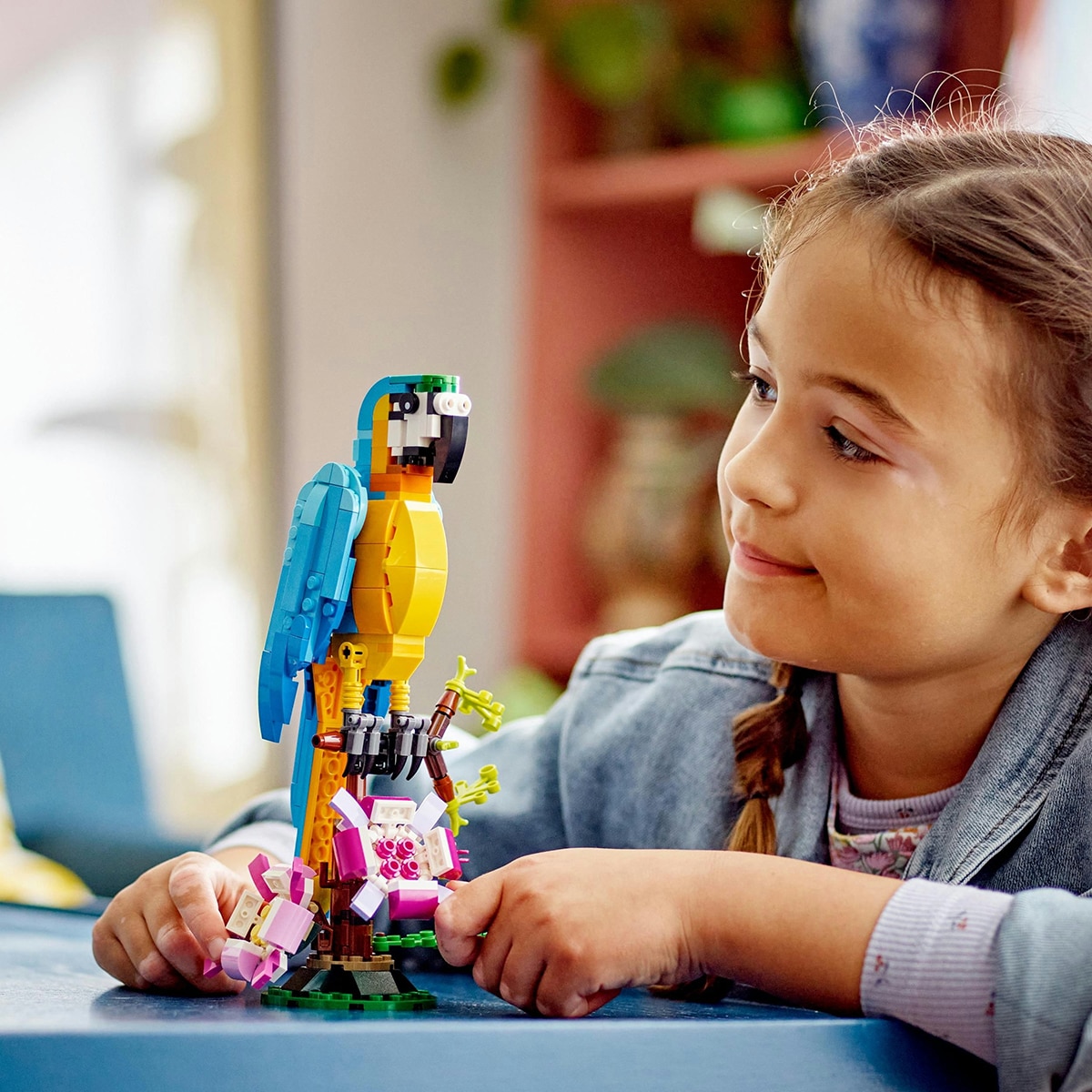 Animales de Juguete para Construir Loro Exótico LEGO Creator 3 en 1 - 31136 3