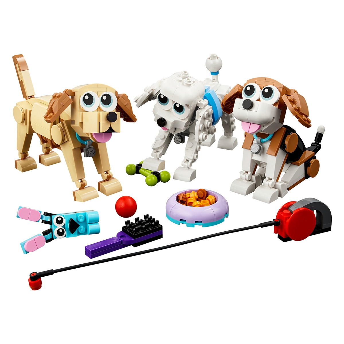 Animales de Juguete para Construir Perros Adorables y Accesorios LEGO Creator 3 en 1 - 31137 9
