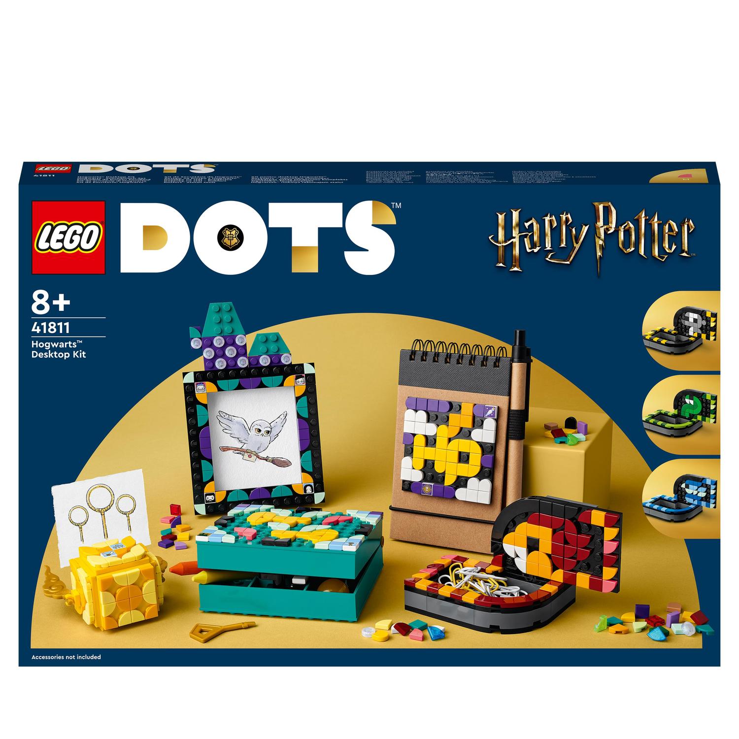 Manualidades de Harry Potter para Construir Kit de Escritorio: Hogwarts Wizarding World LEGO DOTS - 41811 1