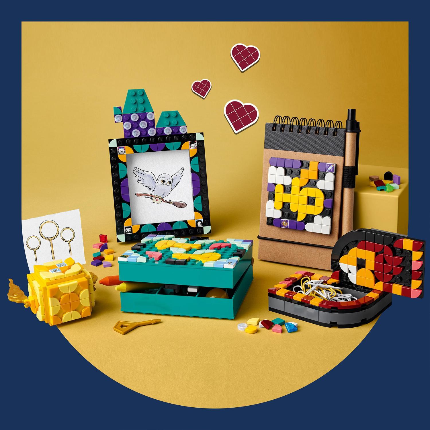 Manualidades de Harry Potter para Construir Kit de Escritorio: Hogwarts Wizarding World LEGO DOTS - 41811 2