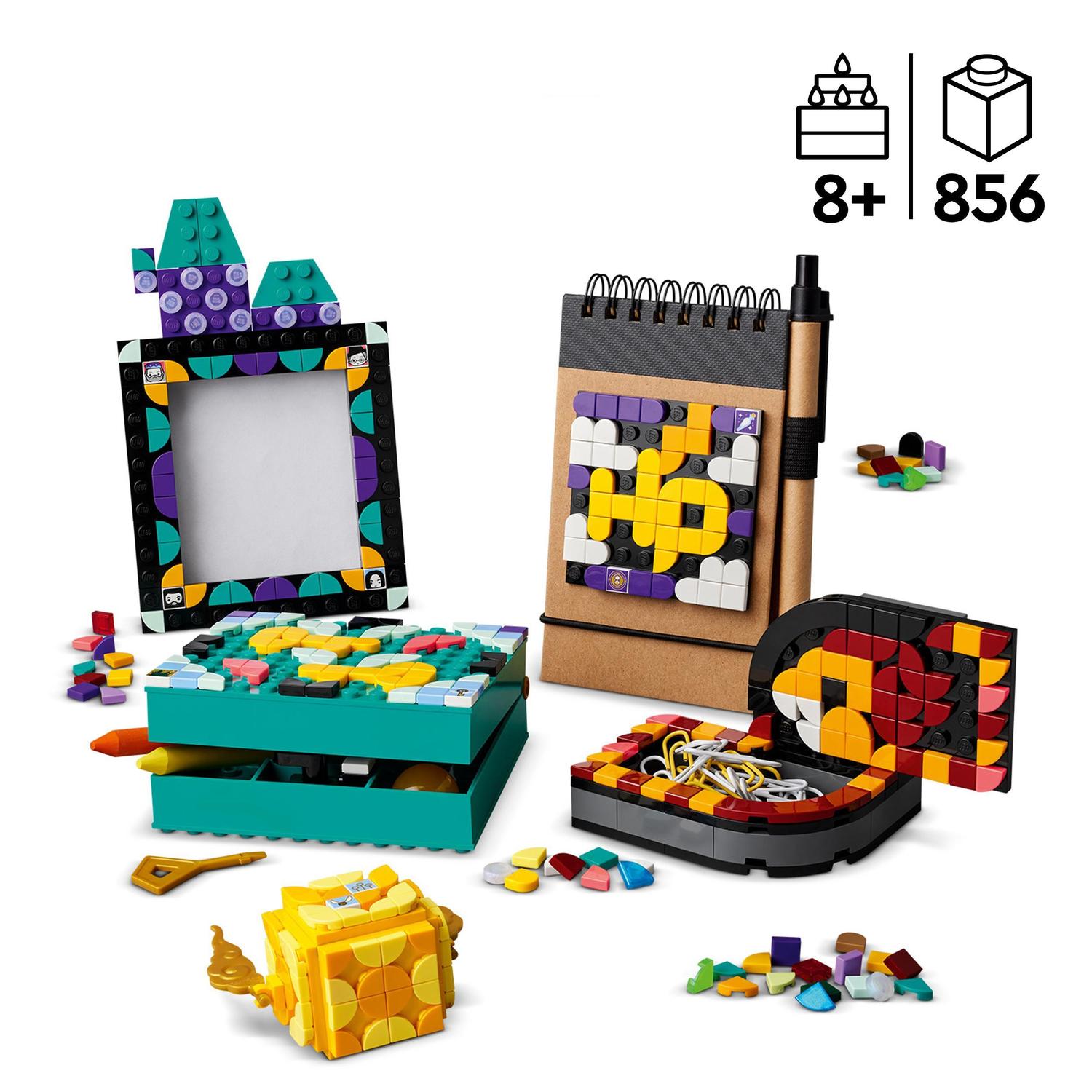 Manualidades de Harry Potter para Construir Kit de Escritorio: Hogwarts Wizarding World LEGO DOTS - 41811 3