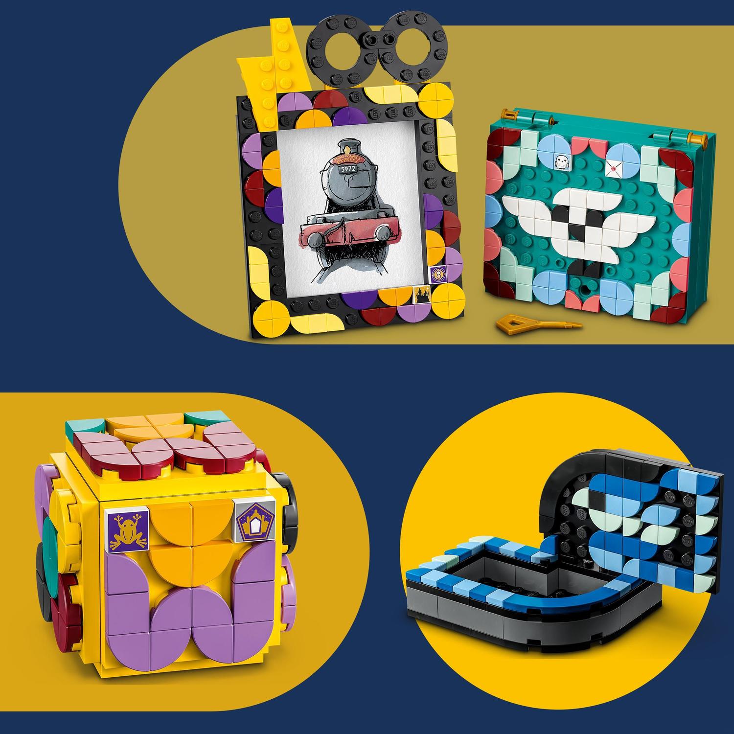 Manualidades de Harry Potter para Construir Kit de Escritorio: Hogwarts Wizarding World LEGO DOTS - 41811 5
