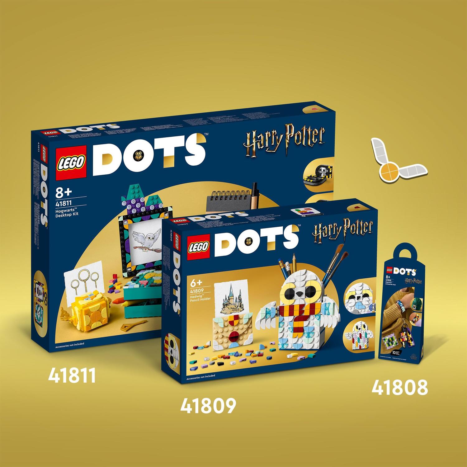 Manualidades de Harry Potter para Construir Kit de Escritorio: Hogwarts Wizarding World LEGO DOTS - 41811 6