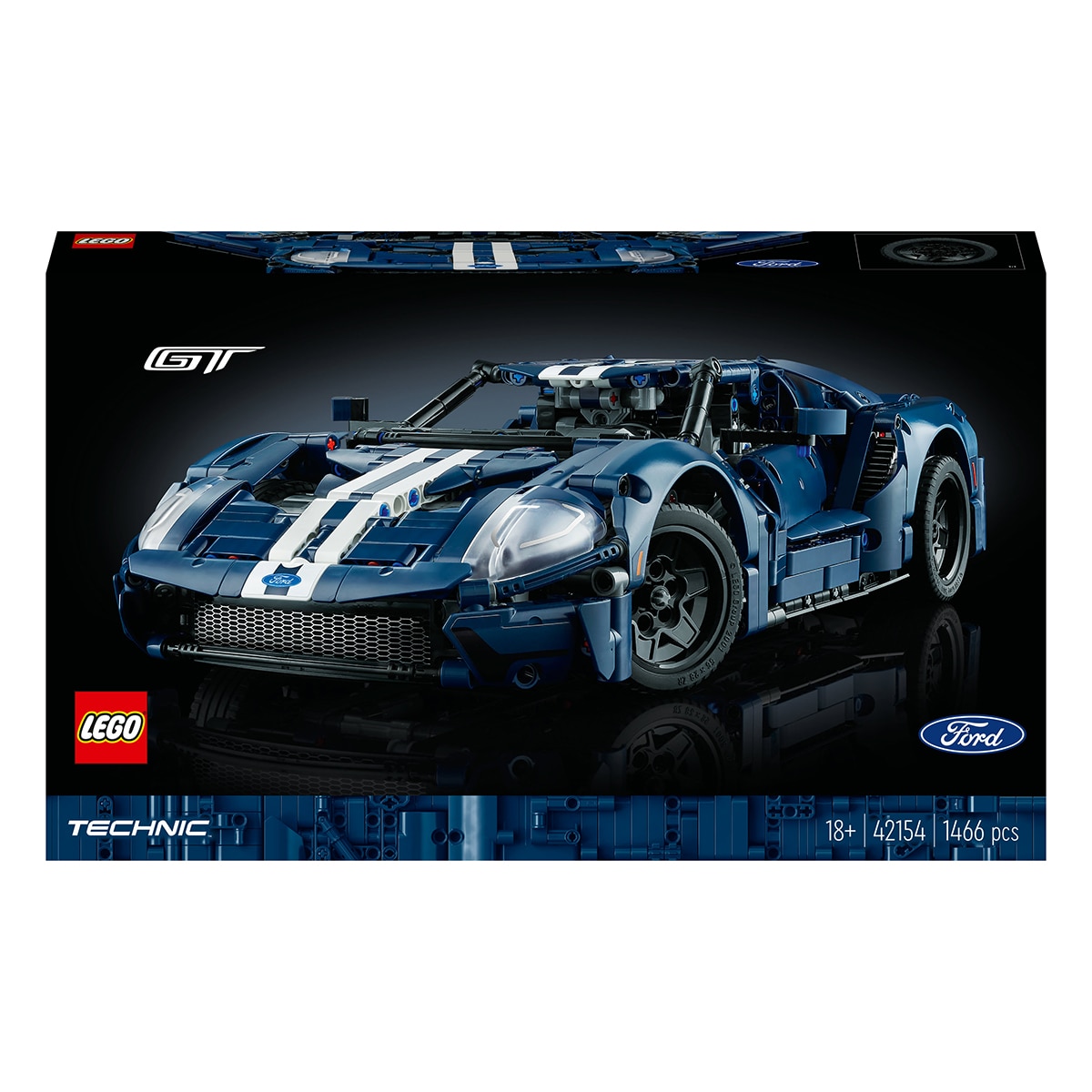 Imagen 0 de Juguete de Construcción Coche Ford GT 2022 a Escala LEGO Technic - 42154