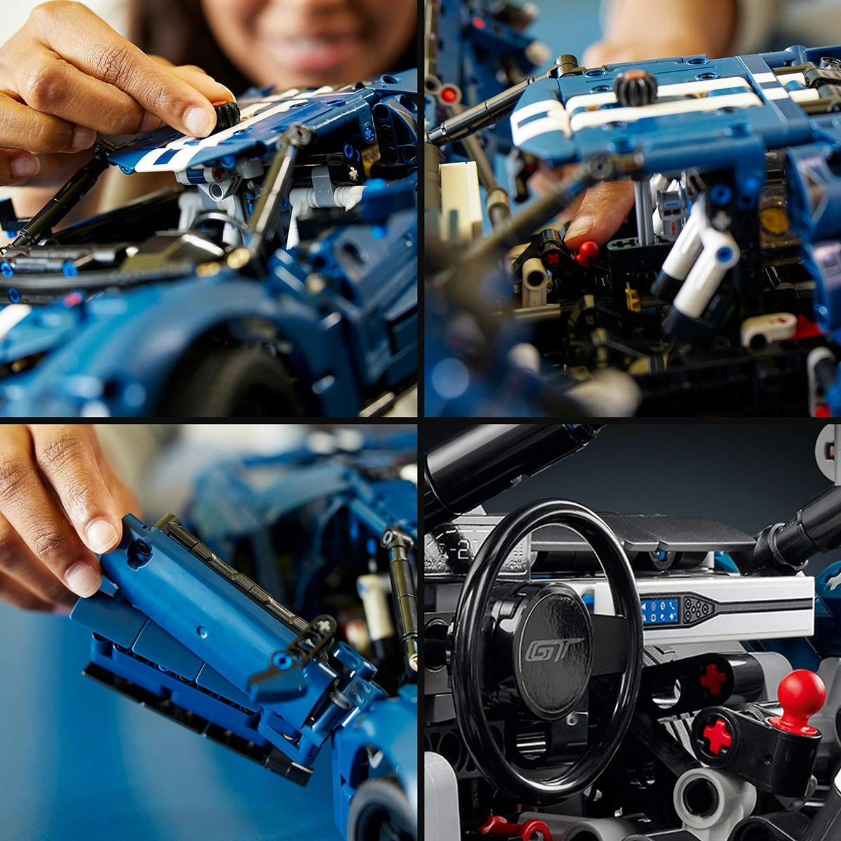 Juguete de Construcción Coche Ford GT 2022 a Escala LEGO Technic - 42154 7