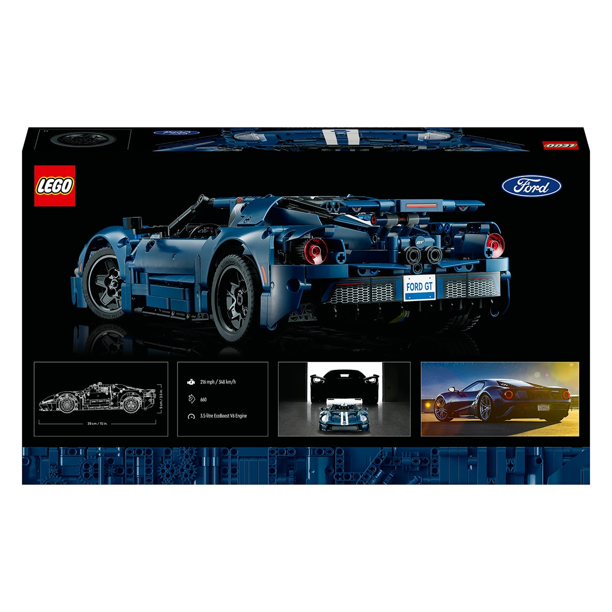 Juguete de Construcción Coche Ford GT 2022 a Escala LEGO Technic - 42154 10