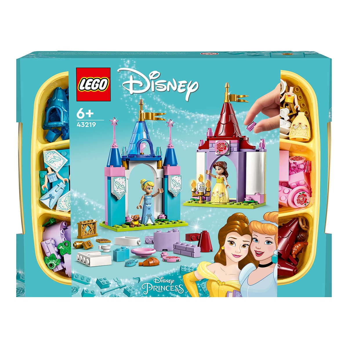 Juguete de Construcción Castillos Creativos de Bella y Cenicienta LEGO Disney Princess - 43219 1