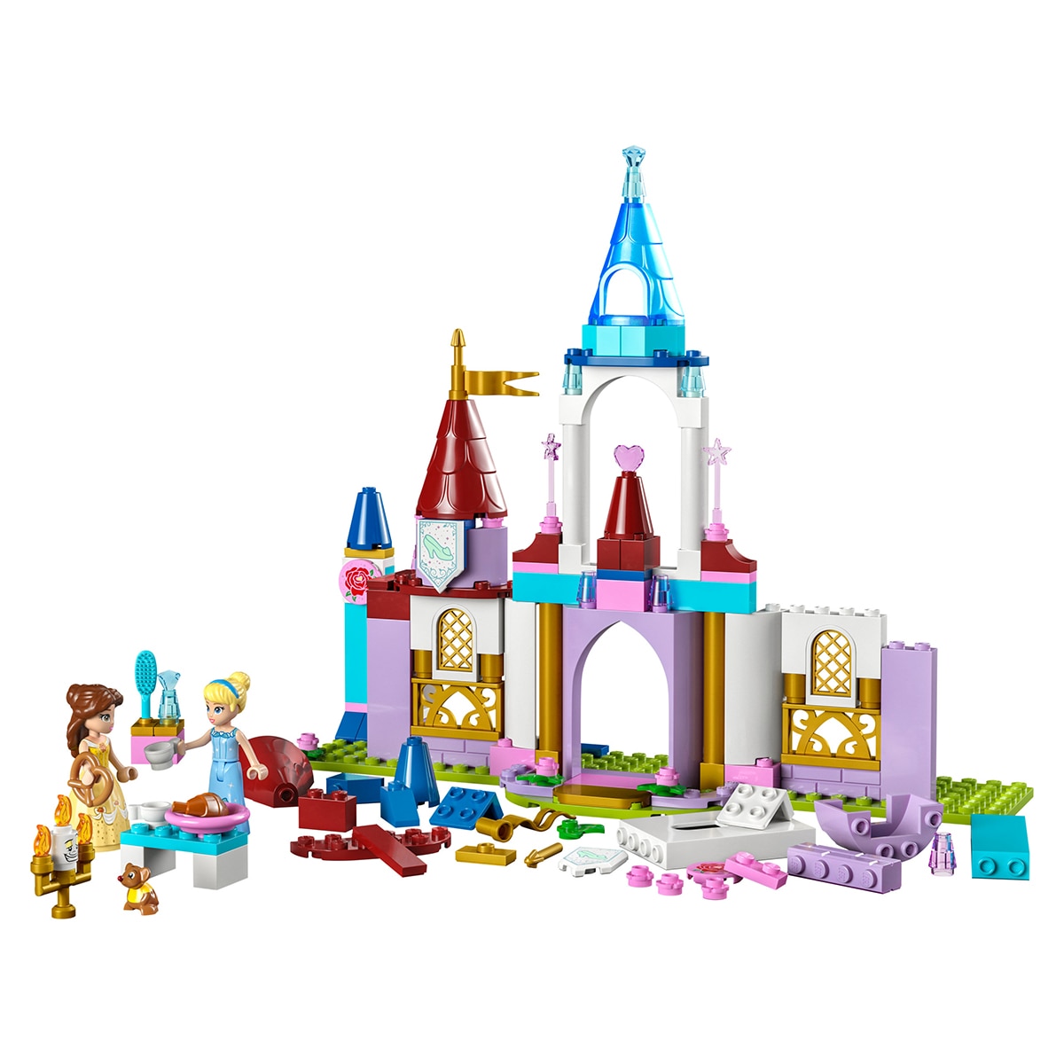 Juguete de Construcción Castillos Creativos de Bella y Cenicienta LEGO Disney Princess - 43219 9