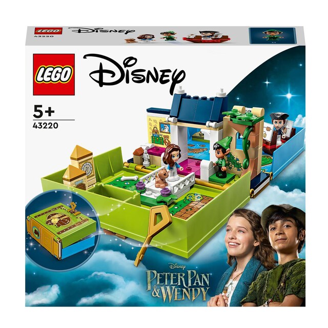Imagen 0 de Juguete de Viaje en Forma de Libro para Construir Cuentos e Historias: Peter Pan y Wendy LEGO Disney Classic