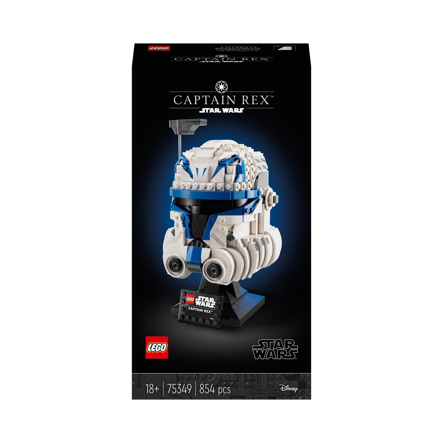 Modelo de Construcción Casco del Capitán Rex de Las Guerras Clon LEGO Star Wars - 75349 1