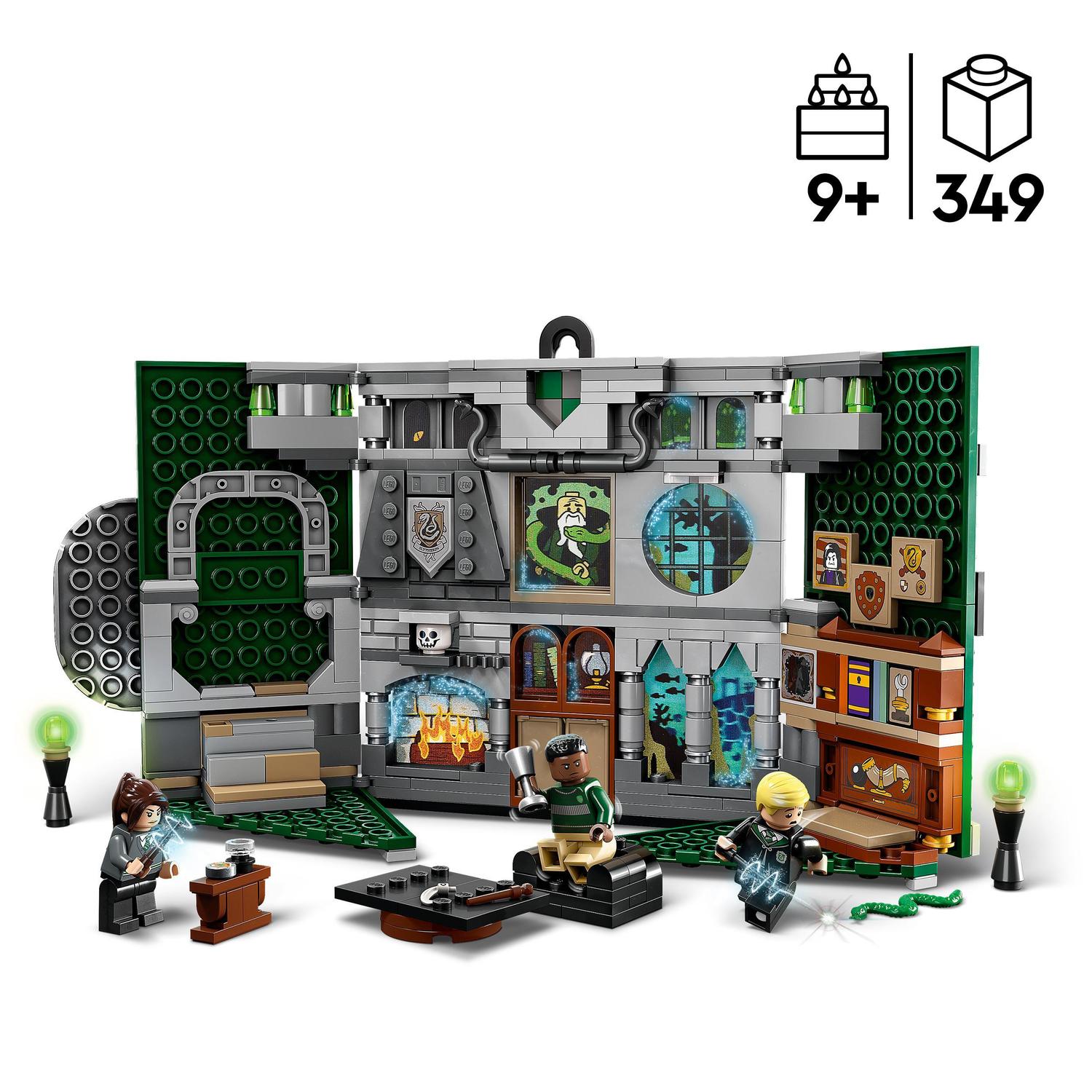 Juguete Portátil de Construcción Estandarte de la Casa Slytherin con Mini Figuras Wizarding World LEGO Harry Potter - 76410 3