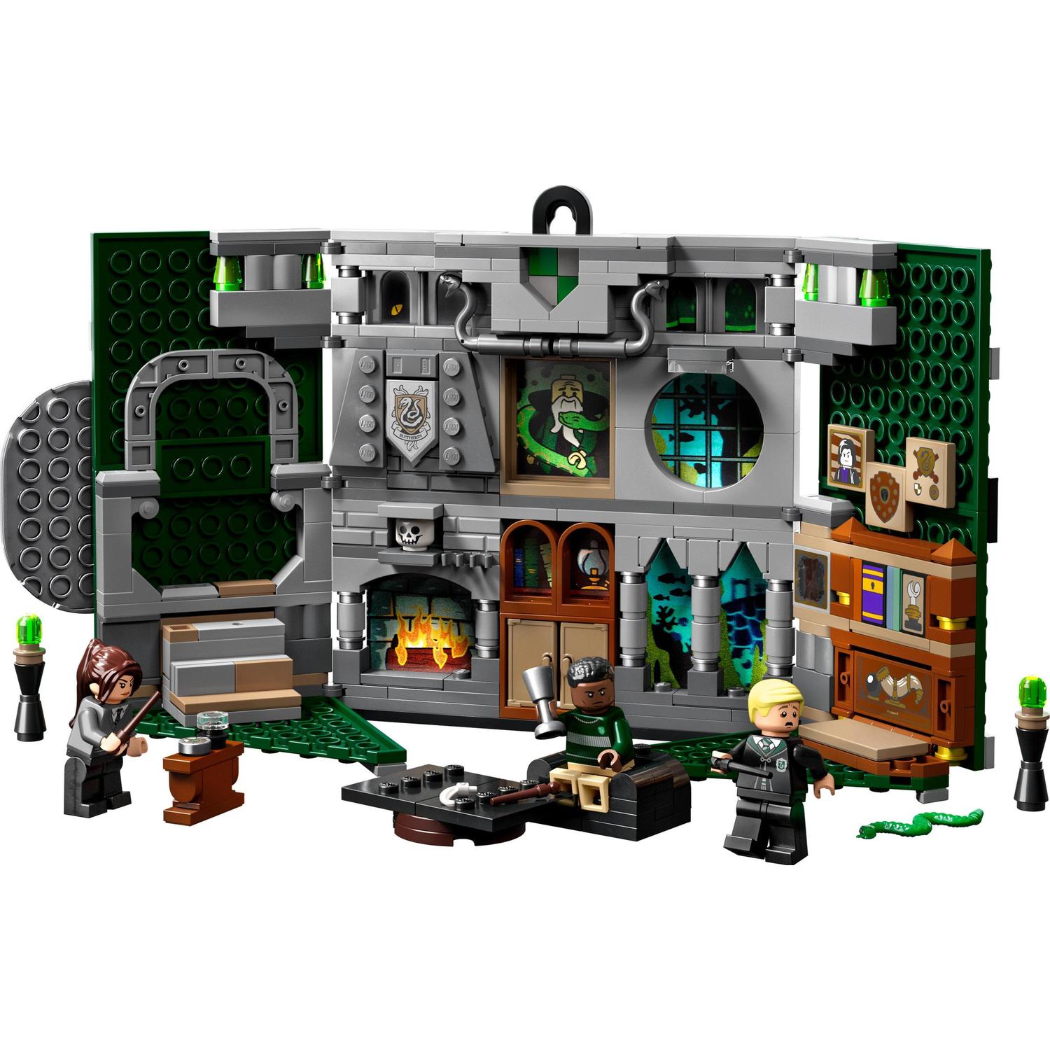 Juguete Portátil de Construcción Estandarte de la Casa Slytherin con Mini Figuras Wizarding World LEGO Harry Potter - 76410 7