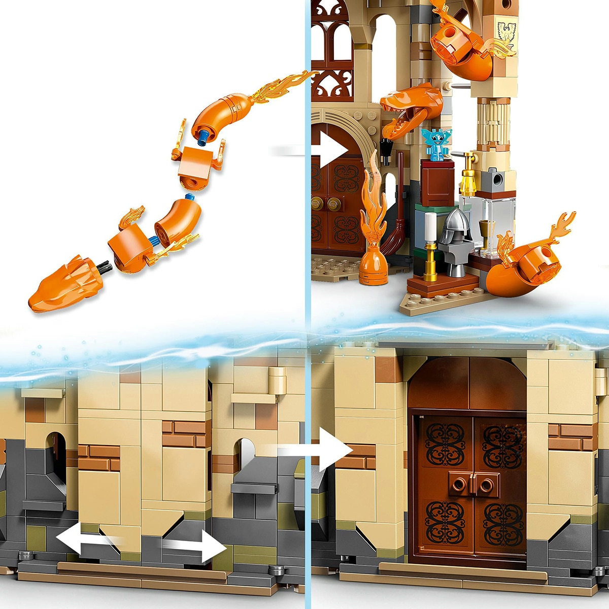 Imagen 7 de Juguete de Construcción Hogwarts: Sala de los Menesteres de las Reliquias de la Muerte Wizarding World LEGO Harry Potter - 76413