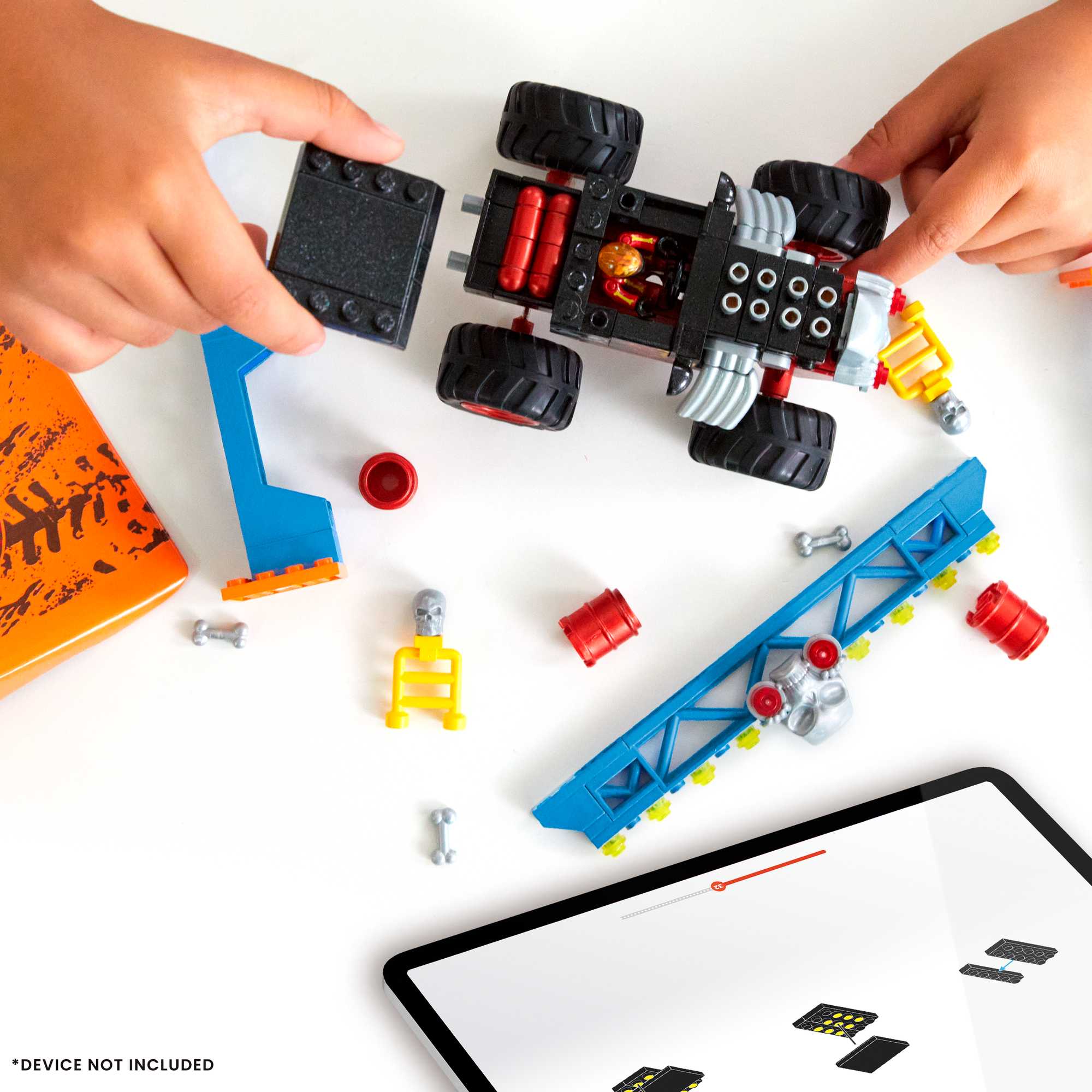 Bloques de construcción Pista Bone Shaker MEGA Hot Wheels 4
