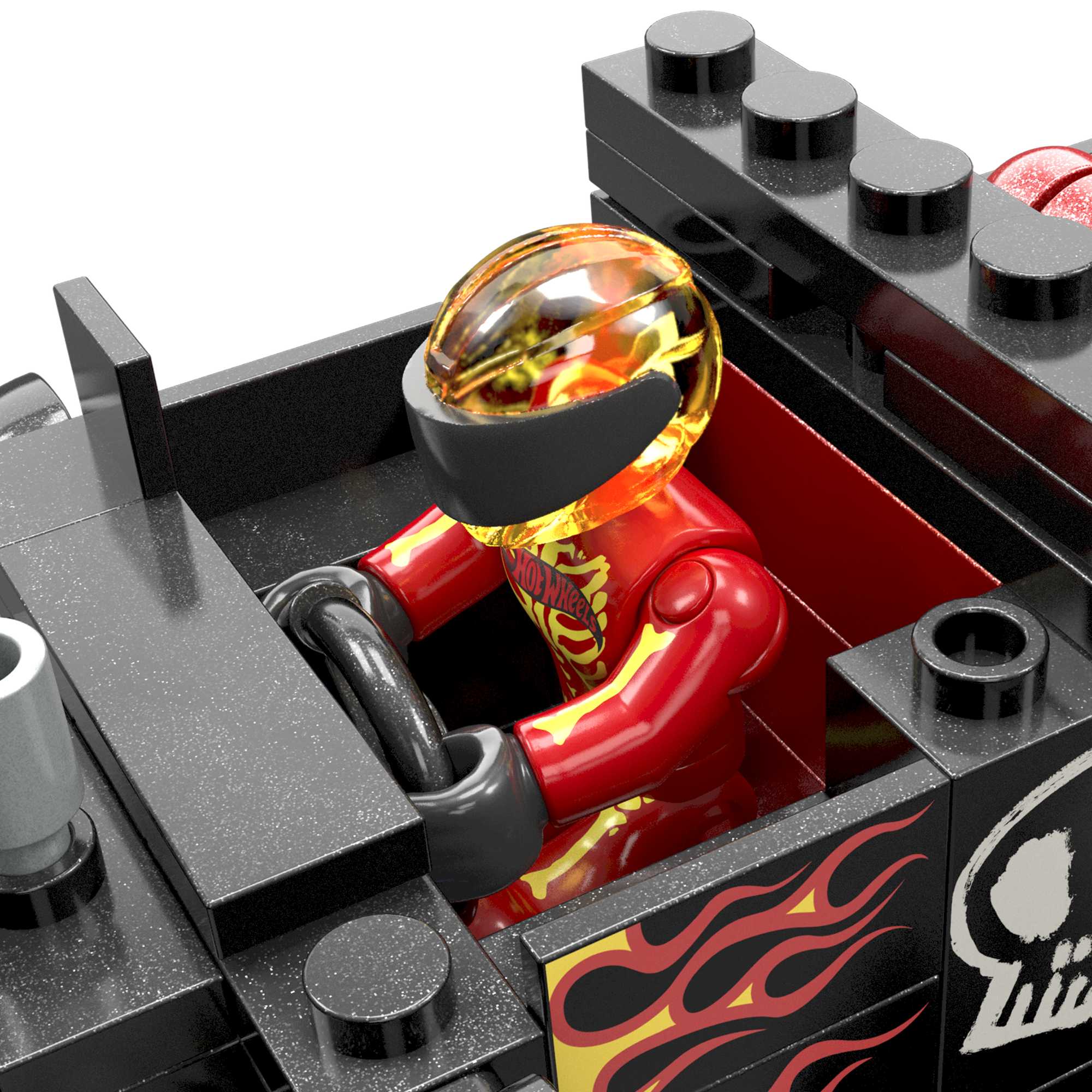 Bloques de construcción Pista Bone Shaker MEGA Hot Wheels 6